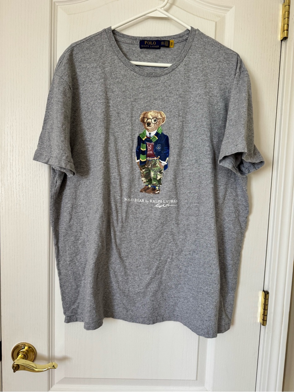 Polo Ralph Lauren Polo Bear Graphic Tee XXL Gray Short Sleeve Shirt